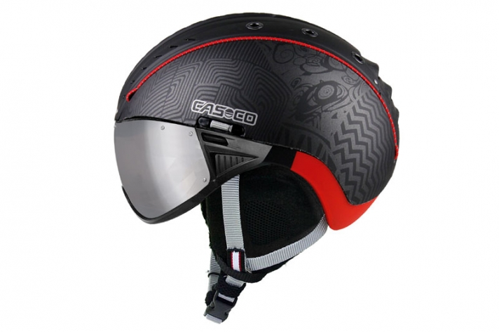 Winter Equipment: Casco Skihelm SP-2 Snowball mit Sicherheitsvisier